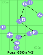 Route >5890m  W21