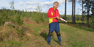 Hans före start