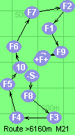 Route >6160m  M21