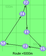 Route >5000m