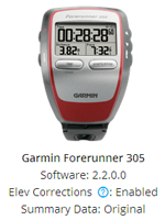 Garmin Forerunner clock