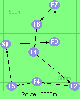 Route >6080m