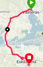 Västerås till Eskilstuna