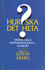 Framsidan av bok.