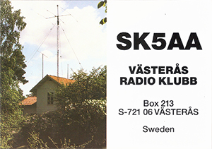 QSL card front