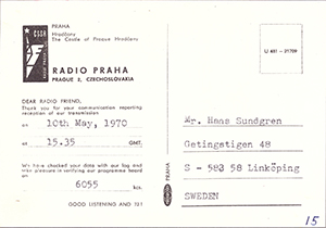 QSL card back