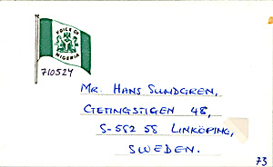 QSL card back