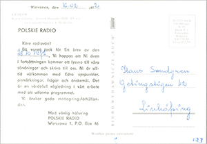 QSL card back