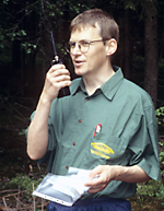 Hans with transceiver