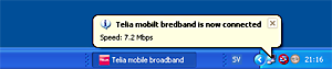 Telia mobile broadband screendump