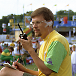 Hans with transceiver